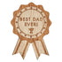 Best Dad Ever <br> Wooden Badge